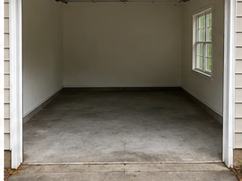 Garage after cleanout